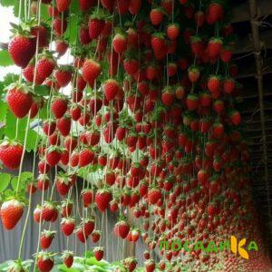 Клубника ампельная Анастасия купить по цене от 370р. в интернет-магазине «Посадика» с доставкой почтой в в Петров Вале и по всей России – [изображение №1].