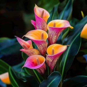 Калла Оникс купить по цене от 450р. в интернет-магазине «Посадика» с доставкой почтой в в Петров Вале и по всей России – [изображение №1].