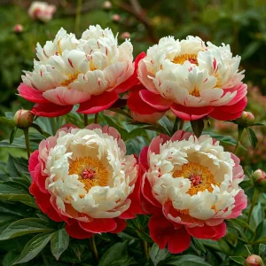 Пион Коралловый Каскад купить по цене от 490р. в интернет-магазине «Посадика» с доставкой почтой в в Петров Вале и по всей России – [изображение №1].